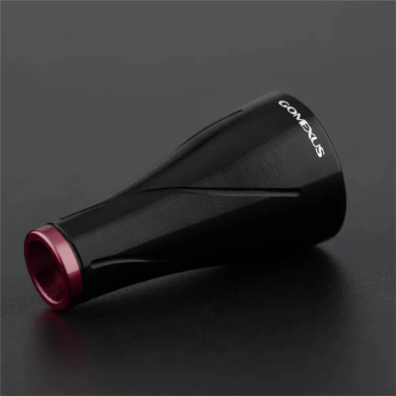 RL - Angelrollentuning - Gomexus Aluminium 20mm Handle Knob | A20P - Schwarz | Rot -