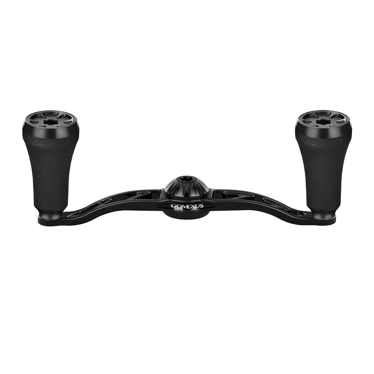 Gomexus Crank 100mm Handle mit 20 mm TPE Knobs (8x5mm)-Handle-Gomexus-Schwarz-RL-Angelrollentuning