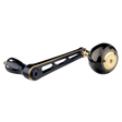 RL - Angelrollentuning - Gomexus Spinning Power Handle 90 mm mit 45mm | 50mm Titan Knob | Shimano - Kurbel Stationärrolle - Gold - 45mm Knob -