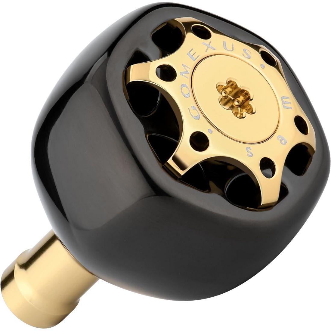 RL - Angelrollentuning - Gomexus Titanium Galaxy Knob 38mm - Knob - Schwarz | Gold -