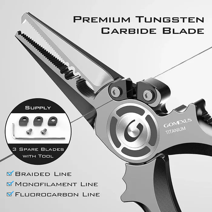 RL - Angelrollentuning - Gomexus Zange X Titanium Fishing Pliers -