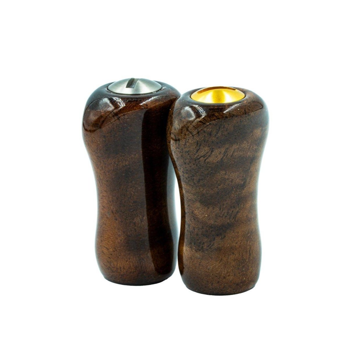 RL - Angelrollentuning - Premium Naturholz Small Gourd Knob - Claro Walnut - Glänzend -