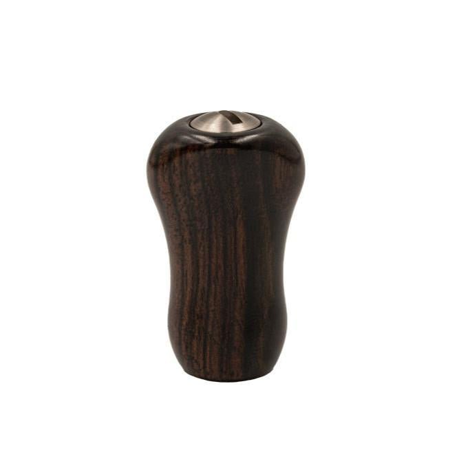 RL - Angelrollentuning - Premium Naturholz Small Gourd Knob - Ebony - Matt -