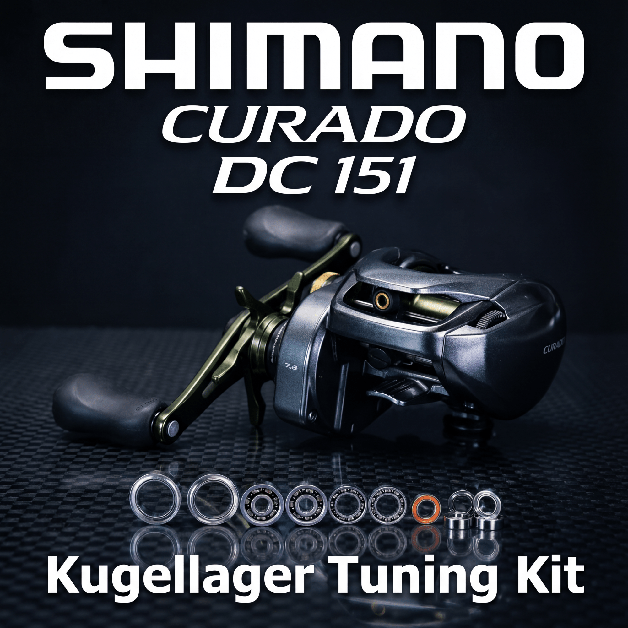 Curado DC 151 Kugellager Tuning Kit, komplettes Lager Upgrade –  RL-Angelrollentuning
