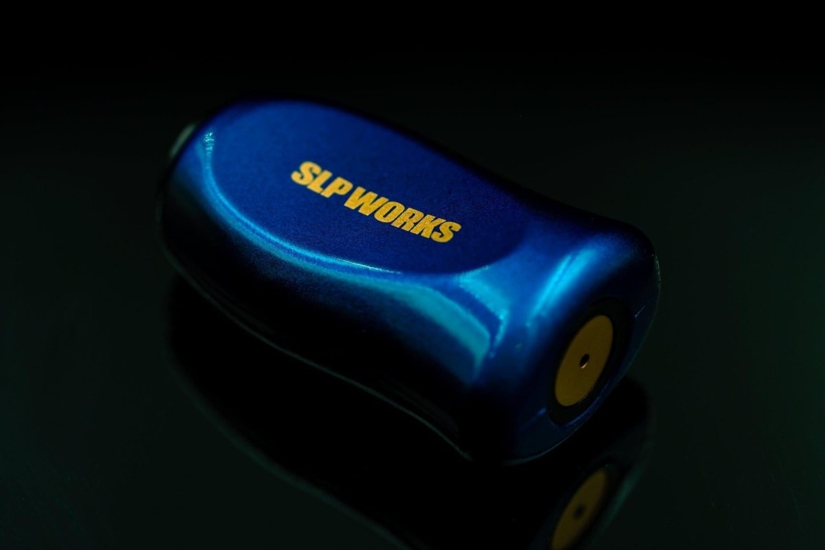 RL - Angelrollentuning - SLP Works RCSi - Shaped Cork Knob Limited Edition - Knob - Blau | Gold -