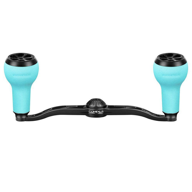 Gomexus Crank 100mm Handle mit 27 mm TPE Knobs (8x5mm)-Handle-Gomexus-Schwarz | Blau-RL-Angelrollentuning