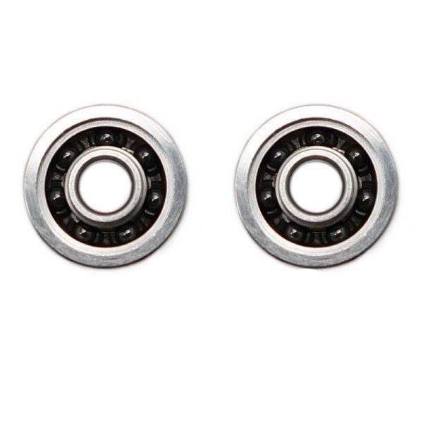 Zwei Hedgehog Studio „Kattobi“ Keramik-Kugellager (Shimano 1030 & 1030 Air HD) werden nebeneinander auf weißem Hintergrund angezeigt – perfekt für Ihr Kugellager-Tuning-Kit oder Ihr Baitcasterrollen-Upgrade.