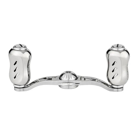 RL - Angelrollentuning - Gomexus Baitcasting Aluminium 100mm Handle mit 22mm Titanium Knobs (8x5mm) - Handle - Silber -