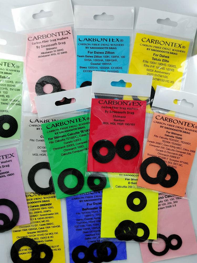 RL - Angelrollentuning - Bremsscheiben Carbontex | Daiwa Baitcasterrolle - Set A -