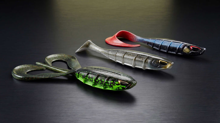 Big Baits bei RL-Angelrollentuning, GHST, HNTR und TWN als Pike-Softbaits