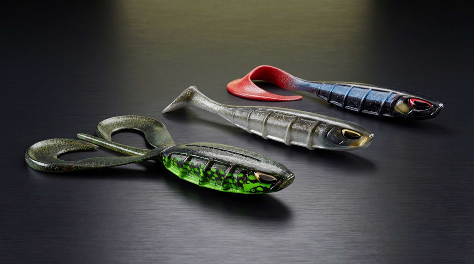 Big Baits bei RL-Angelrollentuning, GHST, HNTR und TWN als Pike-Softbaits