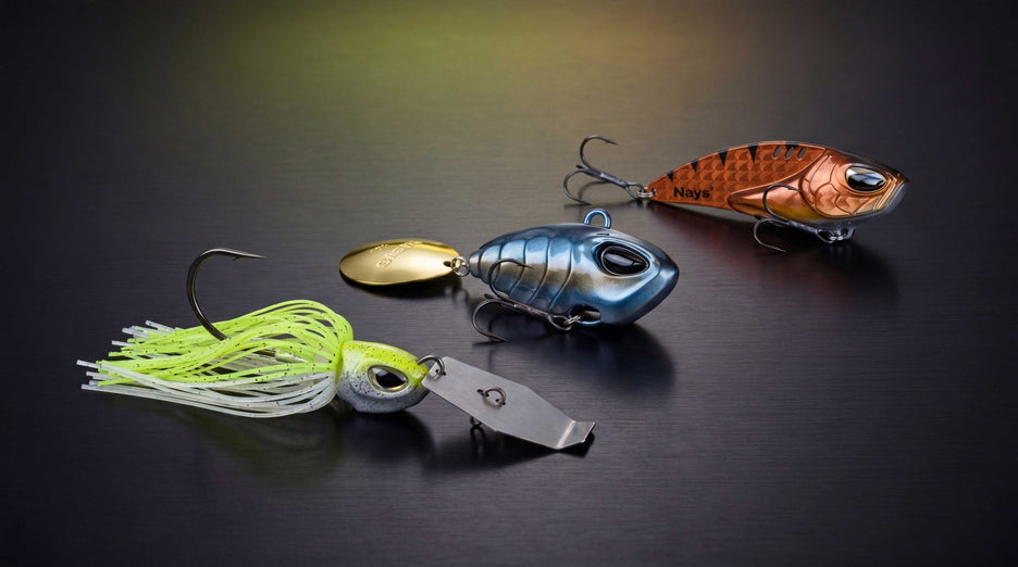 Blechköder bei RL-Angelrollentuning, Spinnerbait, Chatterbait, Tailspinner und Vibration Bait