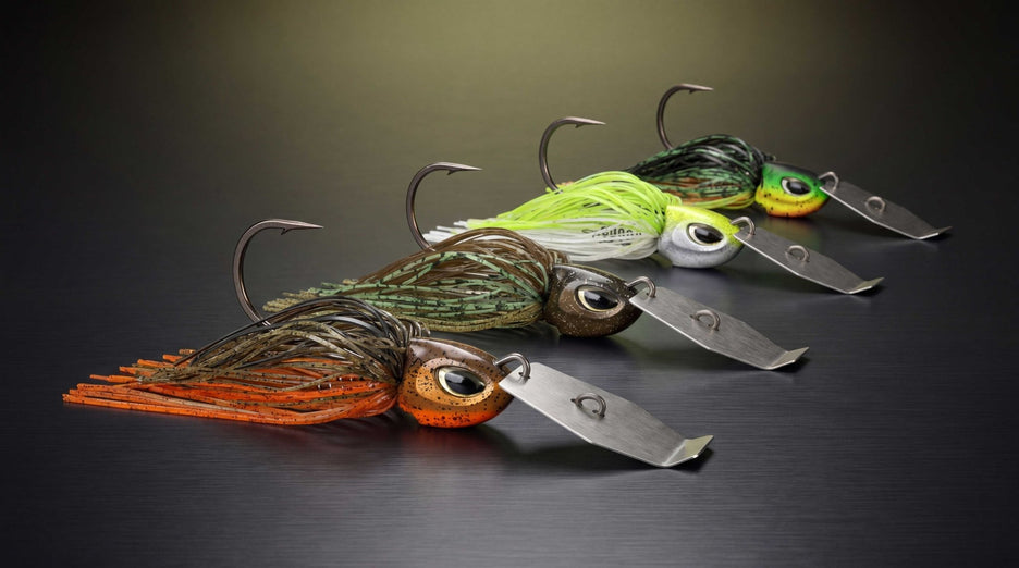 Chatterbaits bei RL-Angelrollentuning, WRRR Bladed Jig in Small, Medium, Large