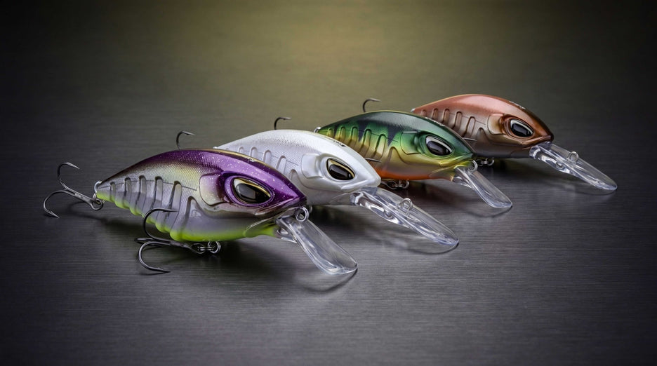 Crankbaits bei RL-Angelrollentuning, Shallow Runner, Medium Runner und Deep Runner