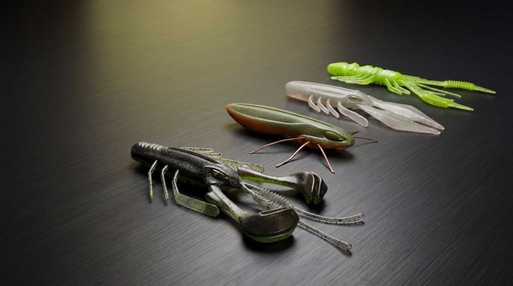 Creature Baits bei RL-Angelrollentuning, Krebs-Imitationen, Bug und Hybride