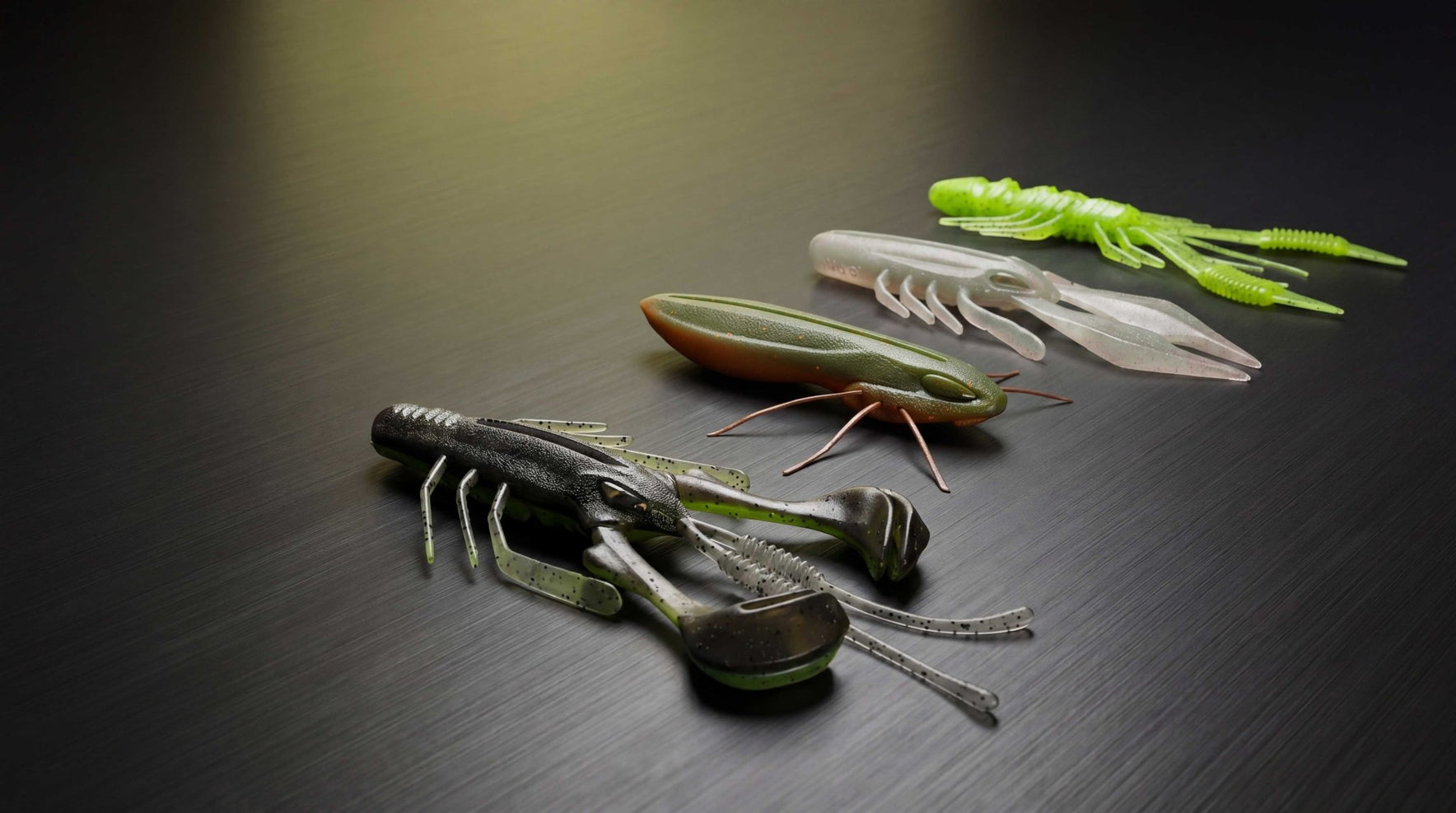 Creature Baits bei RL-Angelrollentuning, Krebs-Imitationen, Bug und Hybride