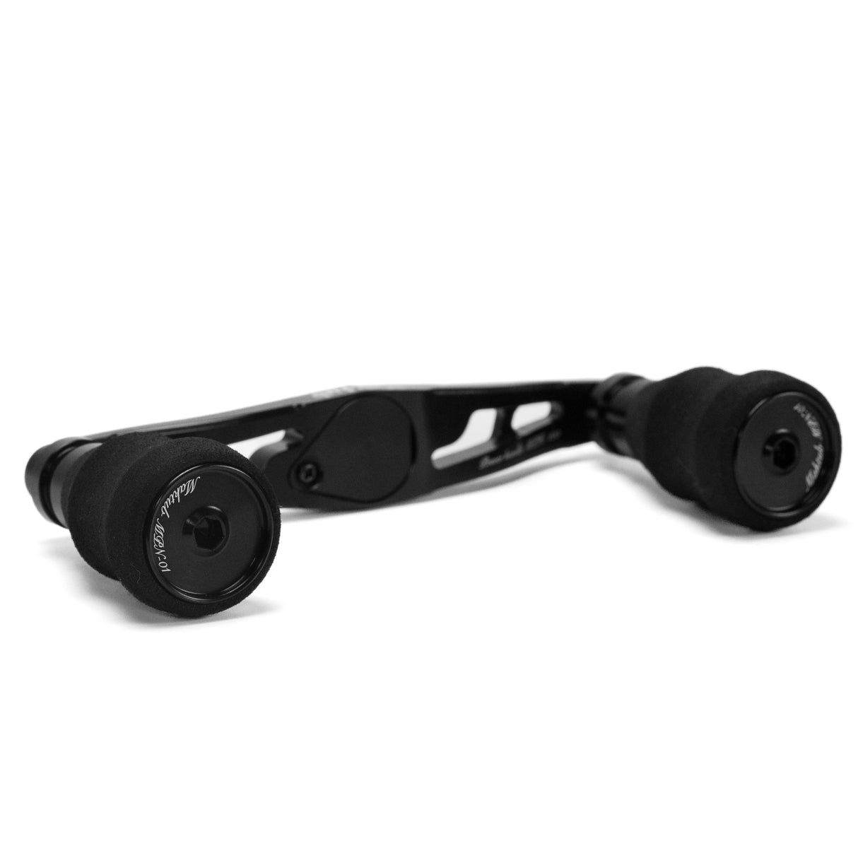 Maktub Power Handle 100 mm aus super Duraluminium mit 25 mm EVA Knobs für Shimano & Daiwa Baitcaster