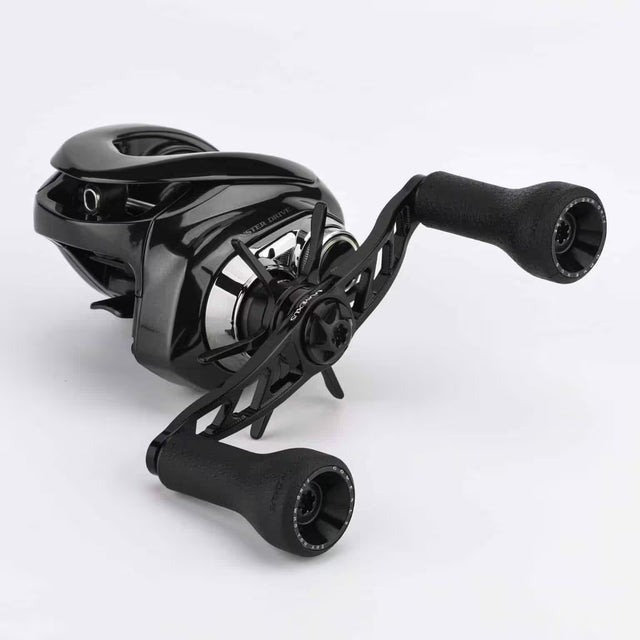Poignée de puissance en aluminium Gomexus 100 mm avec boutons TPE 24 mm