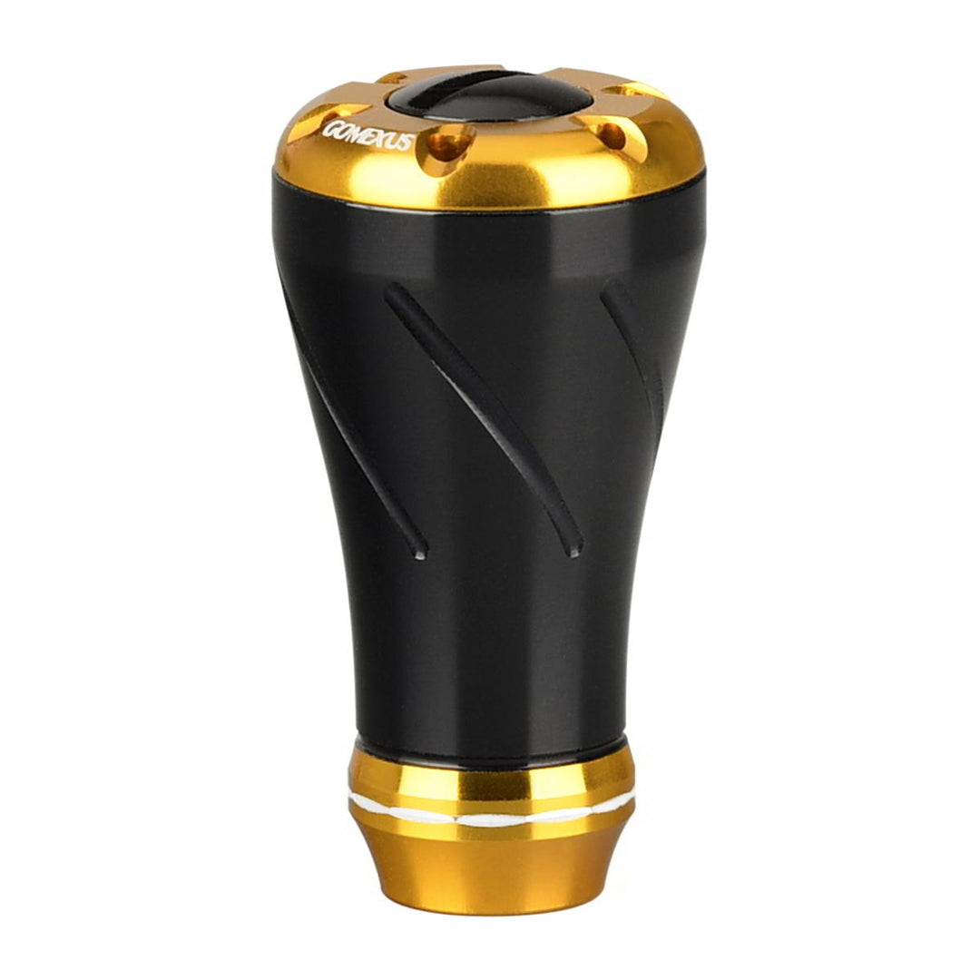 Gomexus 20mm CNC Power Knob Black-Knob-Gomexus-Schwarz | Gold-RL-Angelrollentuning