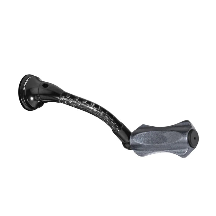 RL - Angelrollentuning - Gomexus CraftFin - 35 Carbon Handle für Stationärrollen – 35mm Carbon Kurbelarm mit 18mm Knob für Ultralight Angelrollen - Daiwa - 