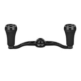 Gomexus Crank 100mm Handle mit 20 mm TPE Knobs (8x5mm)-Handle-Gomexus-Schwarz-RL-Angelrollentuning