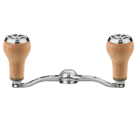 Gomexus Crank 100mm Silber Handle mit 27 mm Kork Knobs (8x5mm)-Handle-Gomexus-RL-Angelrollentuning