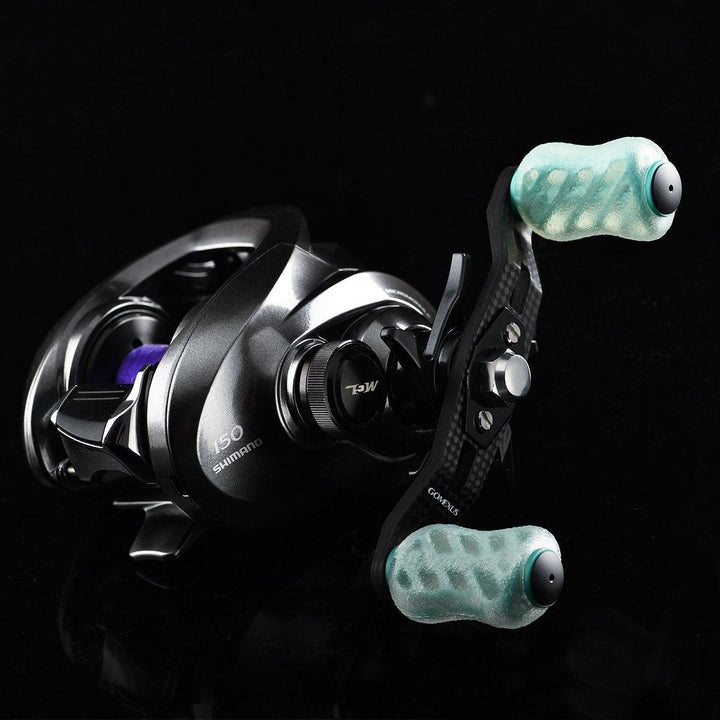 Gomexus Crank 95mm Carbon Handle mit 20mm Finesse Touch Knobs (8x5mm)-Handle-Gomexus-RL-Angelrollentuning