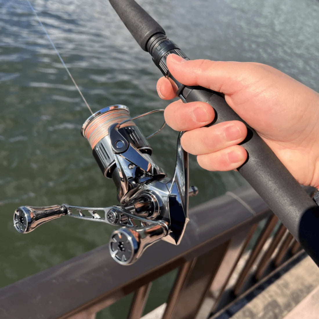 Gomexus Double poignée 98-82 mm avec boutons T20 | Shimano