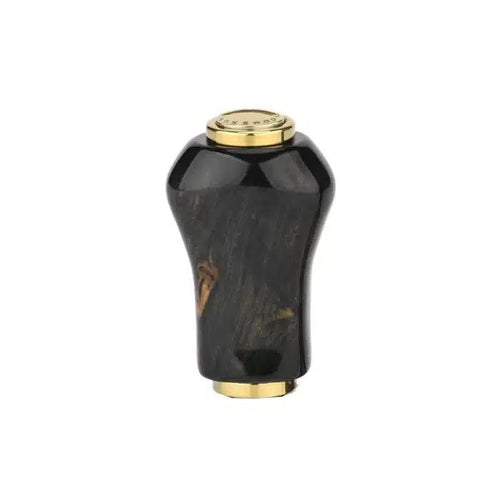 RL - Angelrollentuning - Gomexus Holz Knob 22mm Cypress RF22 – Naturholz Reel Knob - Knob - Schwarz - 
