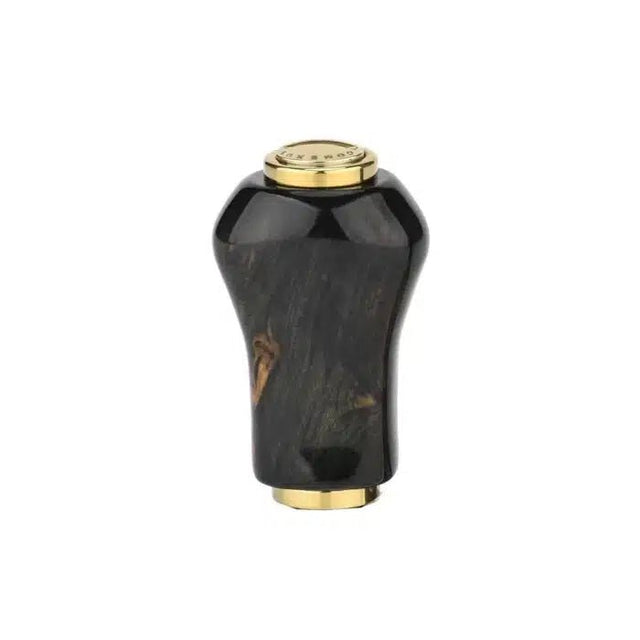 RL - Angelrollentuning - Gomexus Holz Knob 22mm Cypress RF22 – Naturholz Reel Knob - Knob - Schwarz - 