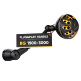 Gomexus Plug & Play Aluminum Power Handle für Daiwa BG | 1500 - 8000