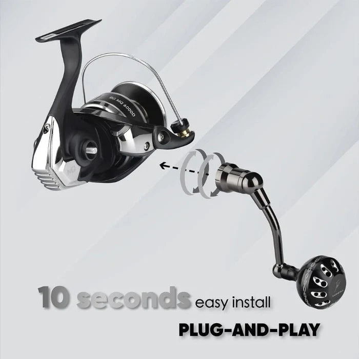 Gomexus Poignée électrique Plug & Play en aluminium pour Daiwa BG MQ | 2500 - 20000