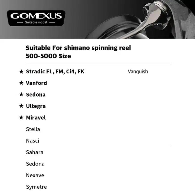 Gomexus bobines de rechange pour moulinets Shimano