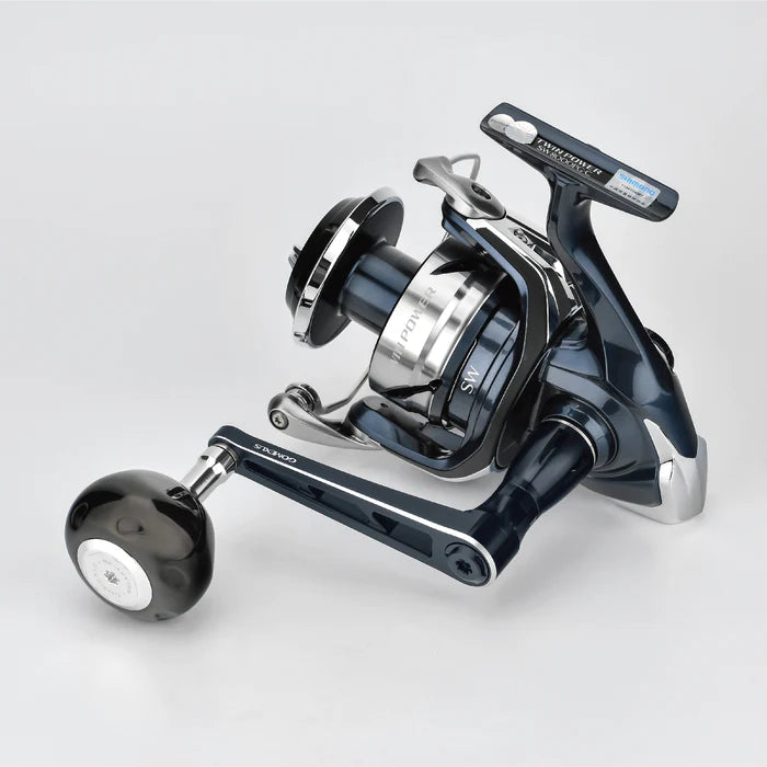 Gomexus Spinning Power Handle 90 mm mit 45mm Titan Knob | Shimano