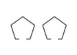 Zwei schwarze Fünfeck-Umrisse, denen jeweils die Unterseite fehlt, sitzen nebeneinander auf weißem Grund. Dieses Kugellager-Stopfen-Design von Hedgehog Studio ist universell einsetzbar und für viele Zwecke anpassbar.