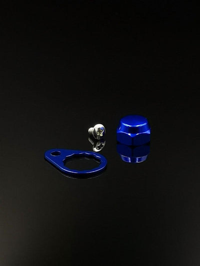 Locknut inkl. Plates | M7 | verschiedene Farben-Kleineteile-Angelrollentuning-Blau-RL-Angelrollentuning