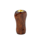 Bouton en bois naturel premium petite gourde