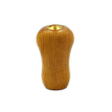 Bouton en bois naturel premium petite gourde