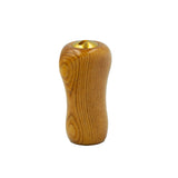 Bouton en bois naturel premium petite gourde