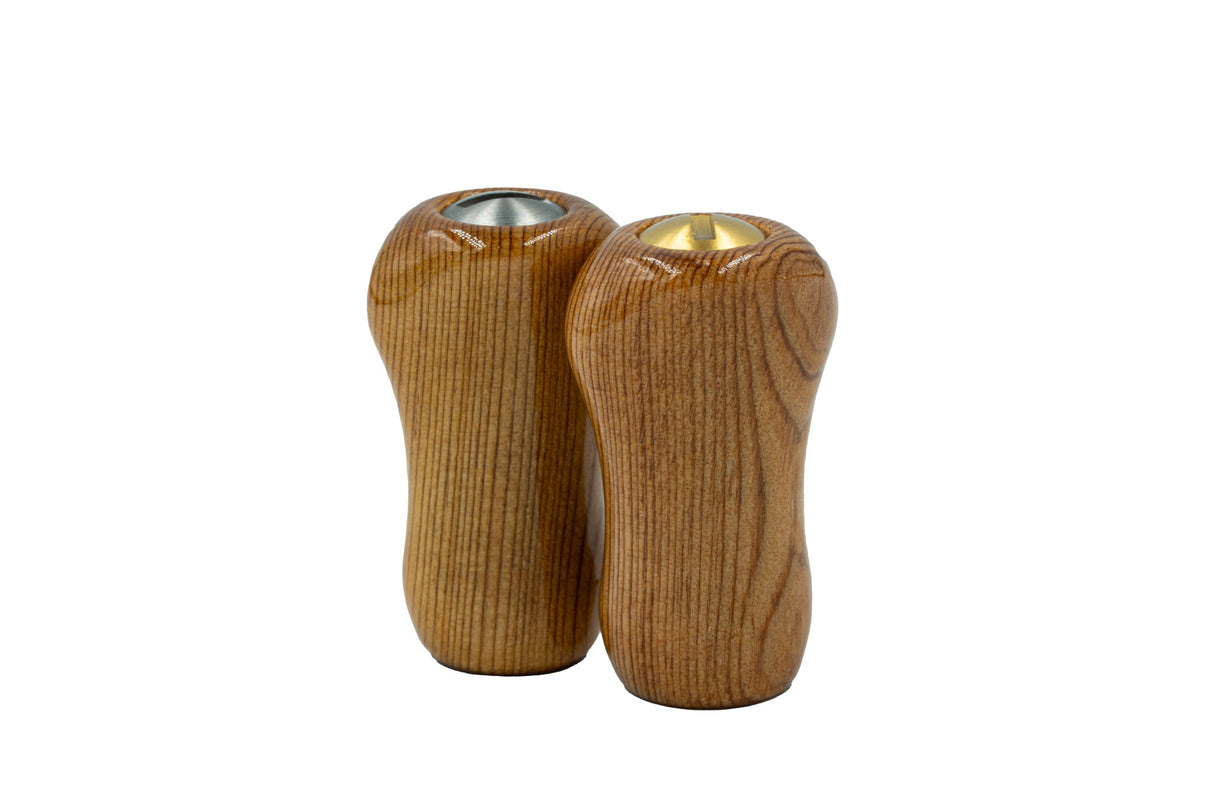 Bouton en bois naturel premium petite gourde