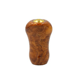 Bouton en bois naturel premium petite gourde