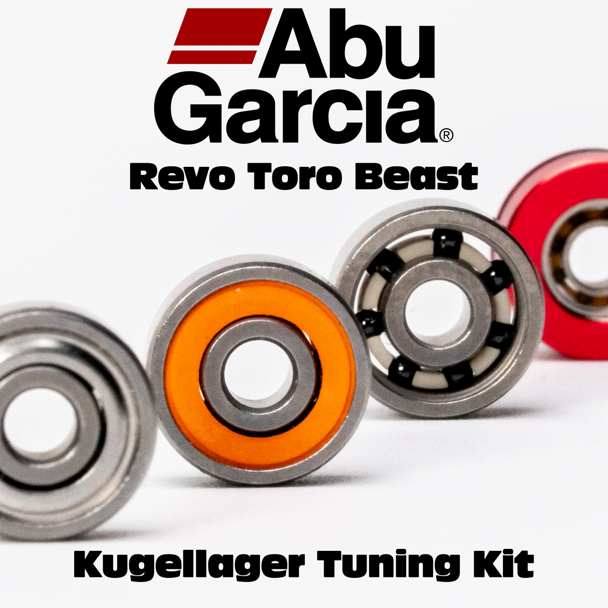 RL-TNG Kugellager Tuning Kit für Abu Garcia Revo Toro Beast | Hybrid Spulenlager & Pinionlager Set | Highspeed Upgrade