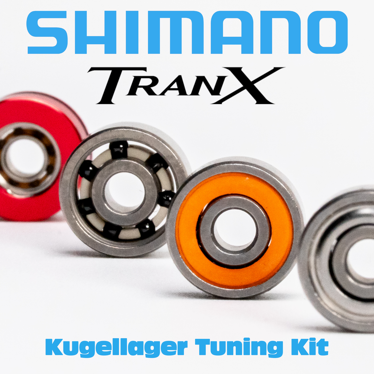 RL-TNG Kugellager Tuning Kit für Shimano Tranx  – Spulenlager & Pinionlager Upgrade