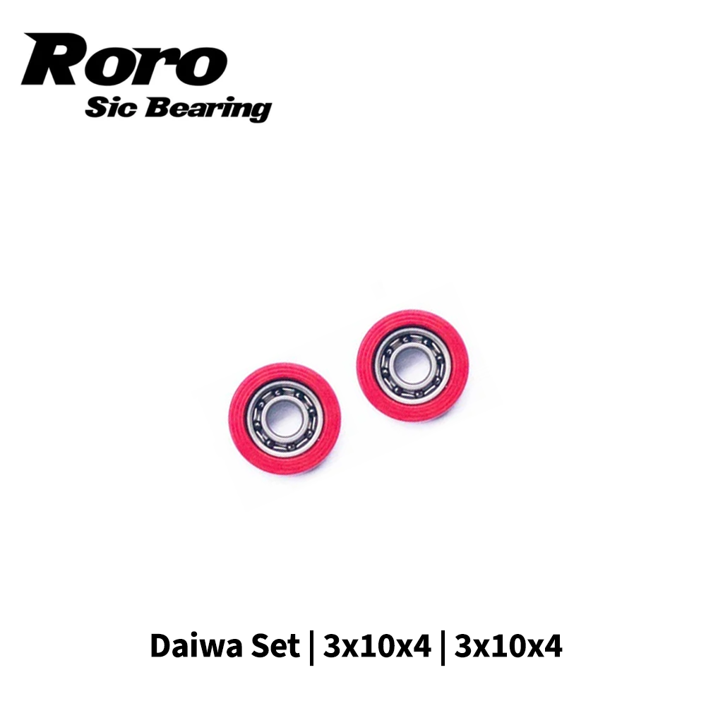 Set de roulements à billes en céramique Roro BFS | Daiwa | 3x10x4 | 3x10x4