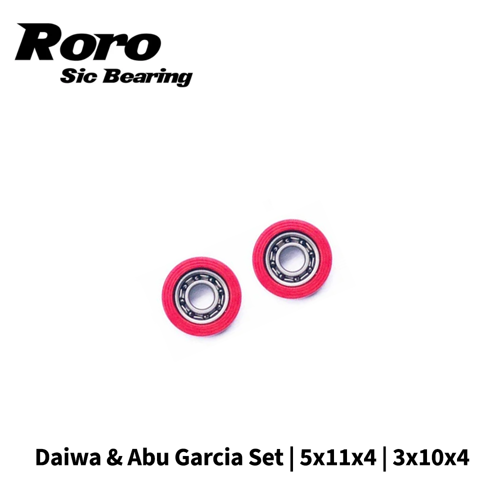 Roro BFS Ceramic Ball Bearing Set | Daiwa |Abu Garica | 5x11x4 | 3x10x4