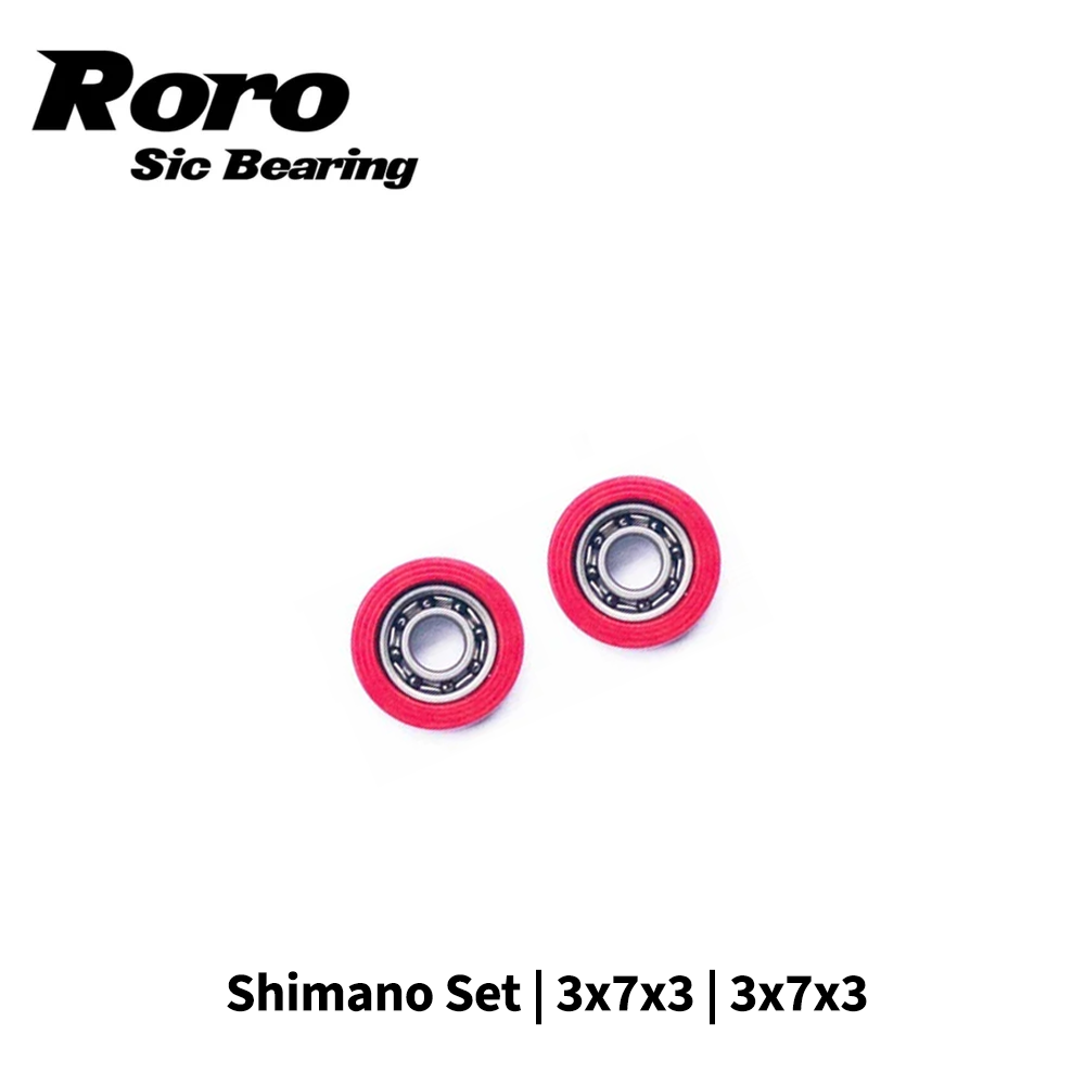 Set de roulements à billes en céramique Roro BFS | Shimano | 3x7x3 | 3x7x3