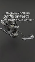 Gomexus CraftFin-35 Carbon Handle für Stationärrollen – 35mm Carbon Kurbelarm mit 18mm Knob für Ultralight Angelrollen