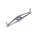 RL - Angelrollentuning - Avail Offset Handle LT for Shimano 75/80/85/90mm - Silber - 90 mm - 