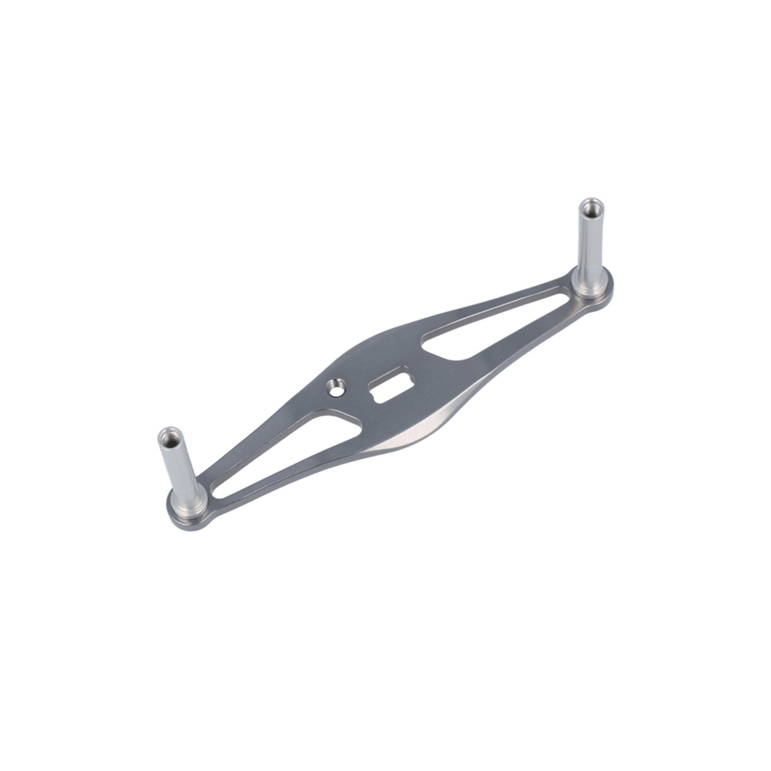 RL - Angelrollentuning - Avail Offset Handle LT for Shimano 75/80/85/90mm - Silber - 75 mm - 