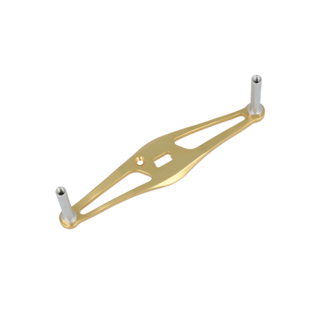 RL - Angelrollentuning - Avail Offset Handle LT for Shimano 75/80/85/90mm - Gold - 85 mm - 